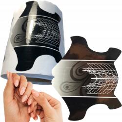 Lewer Sablonok körömhosszabbító formákhoz 100db zselés, akril manikűrhöz, Hegyes (przedłużanie paznokci mocny klej akrylożel)