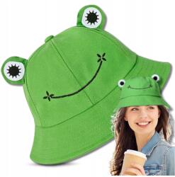 EdiBazzar Sapka Bucket Hat Horgász sapka béka zöld Nyári Nyaralás (Czapka BUCKET HAT kapelusz RYBACKI)