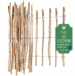 Creative Home Mogyorófa kerítés, karós, kerti szegély, pázsitszegély, 5m x 90cm, 3-5cm (X0029GHMKH)