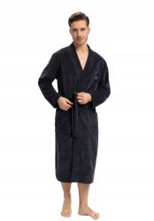 Luna Férfi fürdőköpeny Luna kód 850 sötétkék M (L850-2/2)