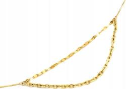 Lovrin Arany nyaklánc 585 kétféle szövésű 2, 53g női divatos minta 14k ajándék (Lovrin)