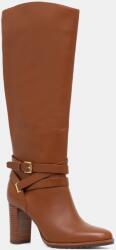 Lauren Ralph Lauren bőr csizma Cllns Tl Hl barna, magassarkú, 802974386001 - barna Női 36.5