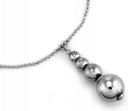Lovrin Eredeti ezüst nyaklánc függő gömbökkel, 45 cm, 925-ös finomságú ezüstből