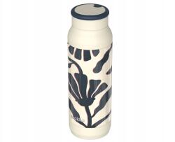 QUOKKA Pulse Smartgrip, Rozsdamentes acél termosz Abstract Leaves mintával, 700ml, 40291 (40290)