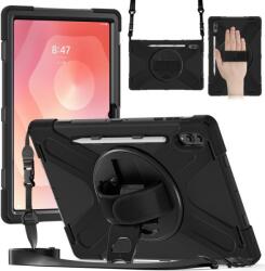  SOLID Durabil husă pentru Samsung Galaxy Tab S11 Ultra negru