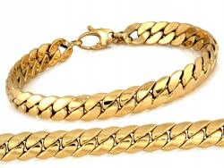 Lovrin Vastag arany karkötő 585 14k 7.25g széles 7.9mm 19-es méret divatos (59596092)