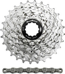 SUNRACE Lemezjátszó szalaggal Sunrace R91 11-28 Route Shimano Nickel 28 szürke