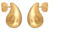Lovrin Arany 585 könnycsepp alakú fülbevaló divatos és stílusos kiegészítő nőknek (61110906)