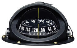 SILVA Konzolra szerelhető vagy beépíthető iránytű, világítással és kompenzálással fekete