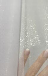  Napellenző Nagyon Átlátszó Fényes Sima Fehér 300CM Ólom (New design)