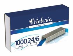 Victoria Tűzőkapocs, 24/6, VICTORIA, 1000db/doboz (SCNO24/6) - tonerpiac