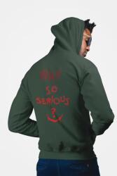  D&b Unisex Hoodie ZIPMO00078 Joker Erdőzöld-Méret XL