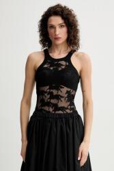 Pinko top REIMAGINE by Patrick Mcdowell - fekete XS - answear - 42 590 Ft