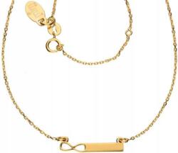 Lovrin Ezüstözött, 925-ös ezüst nyaklánc végtelen jellel, 1, 74g, finom ajándék (Lovrin 52610)