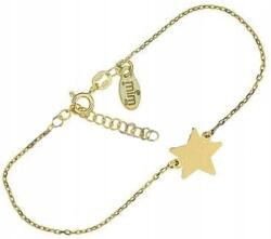 Lovrin Ezüstözött aranyozott 925-ös karkötő csillaggal, 1, 75g, divatos charmokkal (Lovrin 53936)