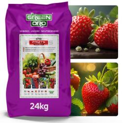 Green Oro Tápoldat Eperhez 24kg Oro Fruits tápoldat eperpalántákhoz 100 napos (Nawóz do Truskawek Poziomek 100dni 24kg)