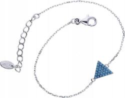 Lovrin Ezüst karkötő 925 kék háromszög 1, 53g medálokkal, nőknek (Lovrin 52808)