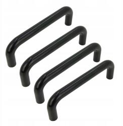 B&B 4 db Fekete bútorfogantyú 96 mm szekrényfogantyú fiókokhoz bútorokhoz (Z4 U103 L96 CZ)