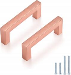  Probrico Konyhaszekrény Fogantyúk 10 darabos szett 10, 2 cm Rózsaszín arany (B07QW4Q63X)