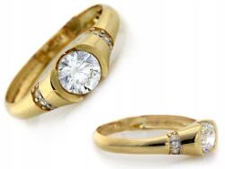 Lovrin Arany gyűrű 585, tökéletes ajándék Valentin napra, eljegyzésre, r12 méret, 14k (Lovrin)