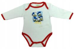 Disney Csecsemő body Baby Donald kacsa piros szegély 81cm
