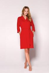 Babella Bianca viszkóz női fürdőköpeny Babella, XL, piros (5901769588233)