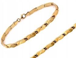 Lovrin Arany karkötő 585 14k gyémántcsiszolású 2.99g nőknek 4mm Stampato divatos (43805146)