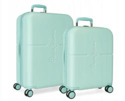 Pepe Jeans Highlight Turquesa, Luxus Abs Utazókoffer Szett 70cm/55 (7689525)