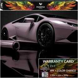  Színes Ppf Fólia Phoenix Protect - Autó Színváltoztató Fólia - Frozen Berry (Fagyos Bogyó) (Folia PPF Frozen Berry 152cmx16m)