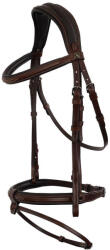BR Anatómiás lovagló zablát BR Equitation Berrington COB barna|szürke