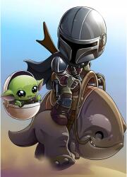  Eobromd Gyémántfestés Baby Yoda 5D Diy készlet 30x40 cm (B0CN2VL65Z)