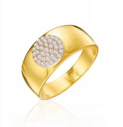 Lovrin Gyűrű 14 karátos 585-ös sárga aranyból cirkónia kövekkel, 3, 68g súlyú ajándéknak is kiváló (58716119)