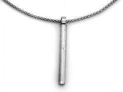 Lovrin 925-ös ezüst nyaklánc, lógó pálcika medállal, divatos mintával (Jubiler Lovrin)
