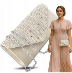 EdiBazzar Borítéktáska Fényes Alkalmi Estélyi Válltáska Női Elegáns (Torebka Kopertówka Wizytowa błyszcząca)