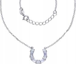 Lovrin Ezüst nyaklánc 925 patkó és cirkónia 3, 03g elegáns divatos ajándékba (Lovrin 52620)