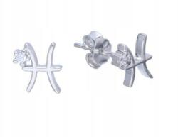 Lovrin Ezüst fülbevaló 925-ös, halak csillagjegy, látványos ezüstből, ajándék, zodiákus (Lovrin 63379)