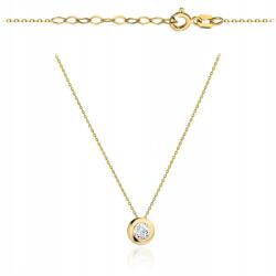 Lovrin Arany nyaklánc fehér cirkóniummal, 585-ös finomságú, 1, 43g súlyú, állítható hosszúságú (58717647)