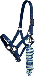 AMIGO Lóvezető és kötél szett Amigo Newmarket nagyló kék
