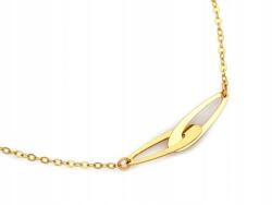 Lovrin Arany nyaklánc 585 két merev, ovális díszítéssel r45, ideális ajándékba 14k (Lovrin)