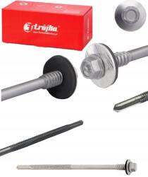 Trojka Önfúró Csavarok 12mm-ig Szendvicspanelekhez Cinkkel Bevonva Epdm 200mm 50 Darab (5901947823323)