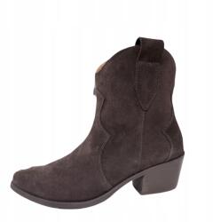 Ulmani Bokacsizma, bőr, barna, Size 36, 5cm sarok (25526)