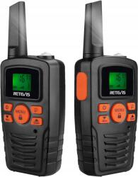 Retevis RA635 PMR446 Walkie Talkie, 16 csatornás rádió, zseblámpa, 3 km hatótáv (A9222C)