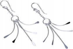 Lovrin Ezüst 925 függő fülbevaló, hosszú, lógós, 2, 49g, modern, ajándékba (Lovrin 46927)