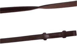 MONTAR Bőr/gumi lovagló kantár Montar ECO nagyló barna