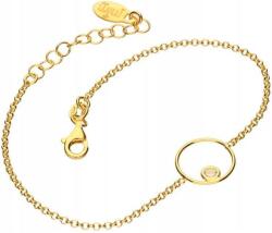 Lovrin Ezüstözött aranyozott 925-ös karperec 1, 89g-os kör alakú, divatos charmokkal (Lovrin 52465)