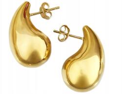 Lovrin Arany fülbevaló 585 divatos nagy cseppek pöttyök stekker könnycsepp ajándékba 14kt