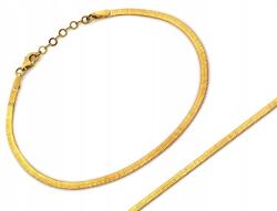 Lovrin Arany karkötő nőknek, 585-ös finomságú, 2.8mm-es szalag, 2.69g, 19-es méret, ajándék (62107922)