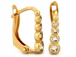 Lovrin Arany fülbevaló 585 cirkóniával, stílusos 14 karátos arany (60568016)