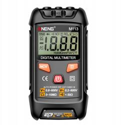 Aneng Digitális multiméter, Dc/ac feszültség, ellenállás, Ncv, fekete (TB2854_M113)