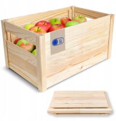 Creative Deco Természetes fa láda, nagy tárolódoboz gyűjteményekhez, 46 x 29, 5 cm (X0028WQB6X)